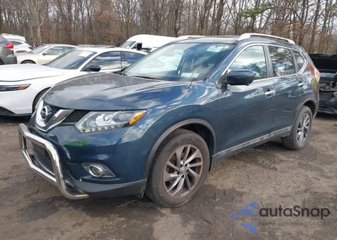 2016 Nissan Rogue Sl z USA, uszkodzony, nr VIN 5N1AT2MV9GC861050